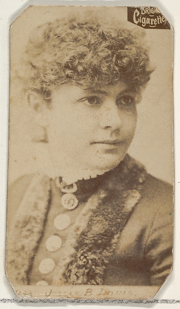 Card 933, Jessie B. Davis, from the Actors and Actresses series (N45, Type 2) for Virginia Brights Cigarettes