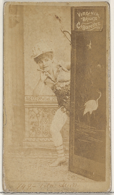 Card 749, Ida Mulle, from the Actors and Actresses series (N45, Type 2) for Virginia Brights Cigarettes by Allen & Ginter, The Metropolitan Museum of Art