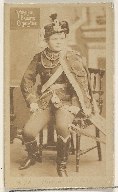 Card 871, from the Actors and Actresses series (N45, Type 2) for Virginia Brights Cigarettes