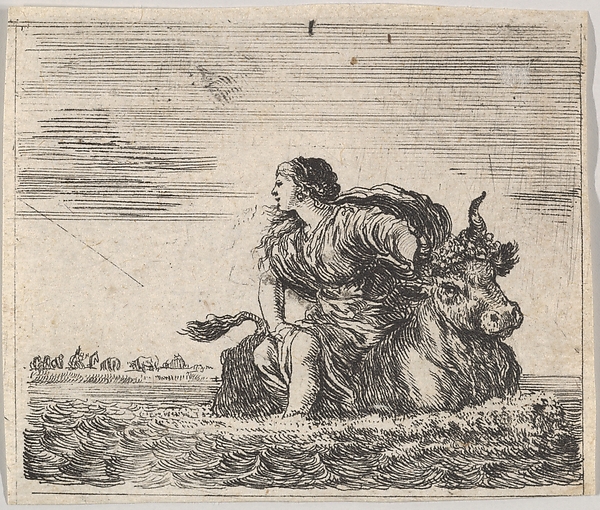 Jupiter and Europa, from 'Game of Mythology' (Jeu de la Mythologie)