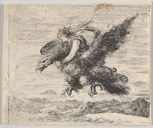 Jupiter and Ganymede, from 'Game of Mythology' (Jeu de la Mythologie)