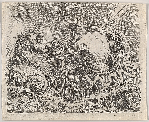 Neptune, from 'Game of Mythology' (Jeu de la Mythologie)