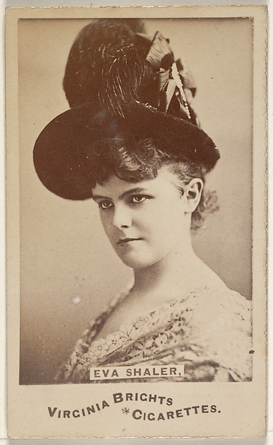 Eva Shaler, from the Actors and Actresses series (N45, Type 6) for Virginia Brights Cigarettes