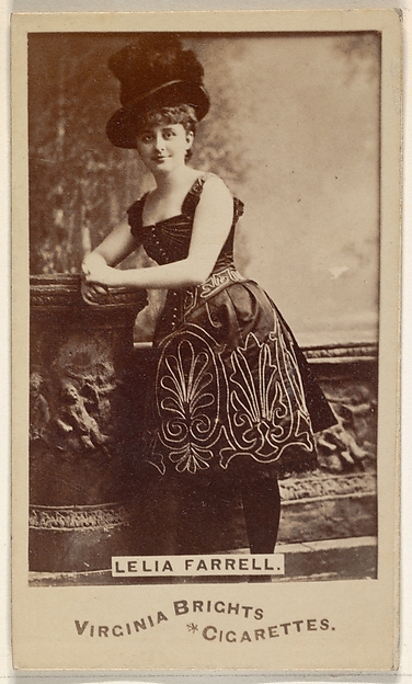 Lelia Farrell, from the Actors and Actresses series (N45, Type 6) for Virginia Brights Cigarettes
