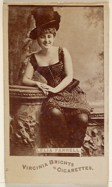 Lelia Farrell, from the Actors and Actresses series (N45, Type 6) for Virginia Brights Cigarettes