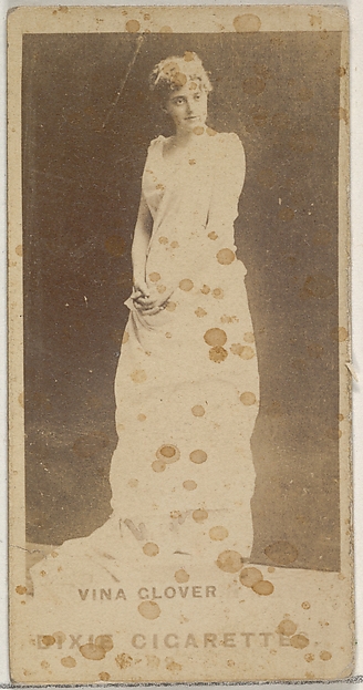 Vina Glover, from the Actors and Actresses series (N45, Type 7) for Dixie Cigarettes
