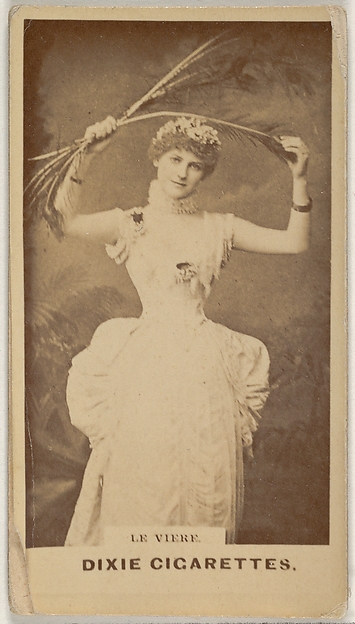 Le Viere, from the Actors and Actresses series (N45, Type 7) for Dixie Cigarettes