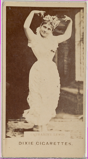 Catharine Lewis, from the Actors and Actresses series (N45, Type 7) for Dixie Cigarettes