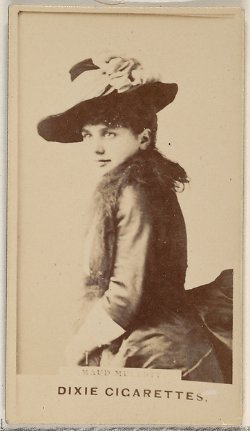 Maud Mullett, from the Actors and Actresses series (N45, Type 7) for Dixie Cigarettes by Allen & Ginter, The Metropolitan Museum of Art