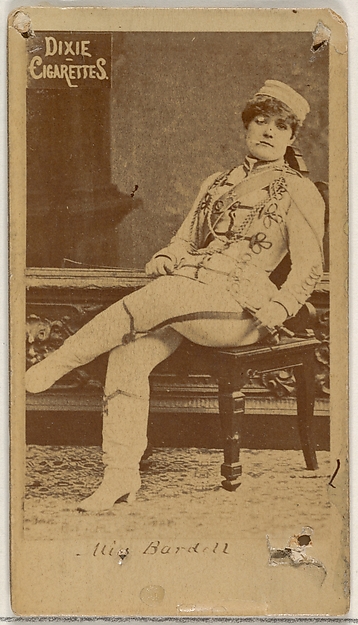 Miss Bardell, from the Actors and Actresses series (N45, Type 7) for Dixie Cigarettes