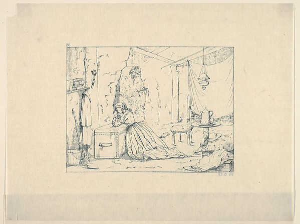 Cave Life in Vicksburg during the Seige (from Confederate War Etchings)