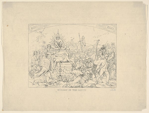 Worship of the North (from Confederate War Etchings)