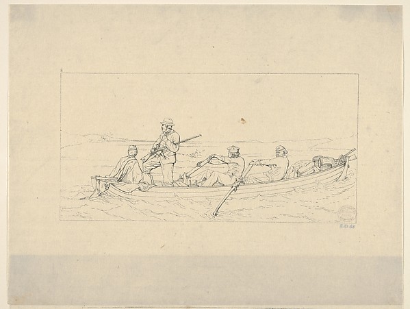 Marylanders Crossing the Potomac to Join the Southern Army (from Confederate War Etchings)