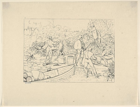 Smuggling of Medicines into the South (from Confederate War Etchings)