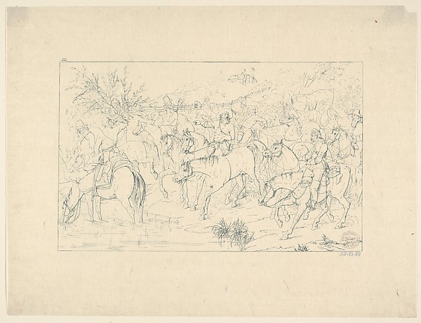 General Stuart's Return from Pennsylvania, from "Confederate War Etchings"