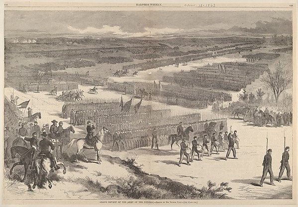 Grand Review of the Army of the Potomac – Drawn by Mr. Thomas Nast (from "Harper's Weekly")