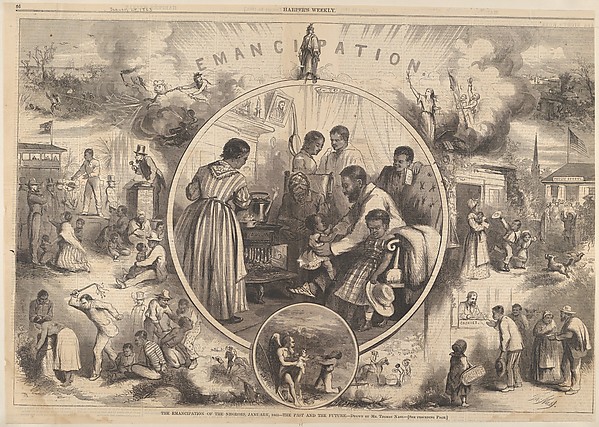 Emancipation of the Negroes – The Past and the Future (from "Harper's Weekly")