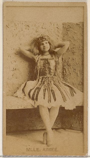 Mlle. Aimee, from the Actors and Actresses series (N45, Type 8) for Virginia Brights Cigarettes