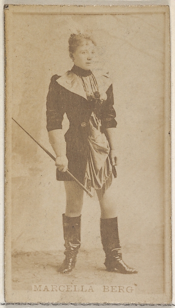 Marcella Berg, from the Actors and Actresses series (N45, Type 8) for Virginia Brights Cigarettes