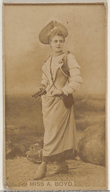 Miss A. Boyd, from the Actors and Actresses series (N45, Type 8) for Virginia Brights Cigarettes