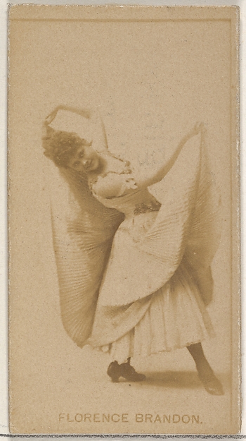 Florence Brandon, from the Actors and Actresses series (N45, Type 8) for Virginia Brights Cigarettes by Allen & Ginter, The Metropolitan Museum of Art