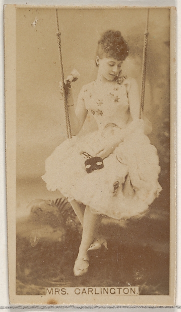 Mrs. Carlington, from the Actors and Actresses series (N45, Type 8) for Virginia Brights Cigarettes