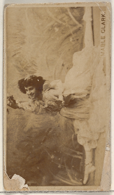 Mabel Clark, from the Actors and Actresses series (N45, Type 8) for Virginia Brights Cigarettes