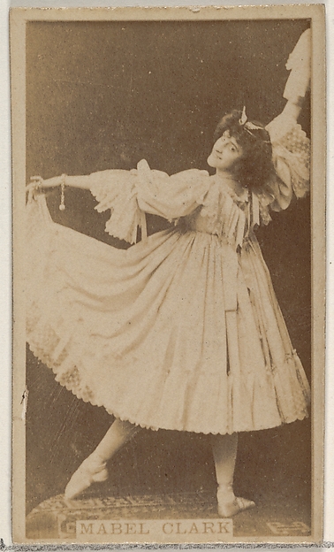 Mabel Clark, from the Actors and Actresses series (N45, Type 8) for Virginia Brights Cigarettes