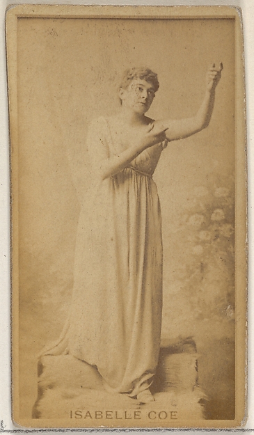 Isabelle Coe, from the Actors and Actresses series (N45, Type 8) for Virginia Brights Cigarettes