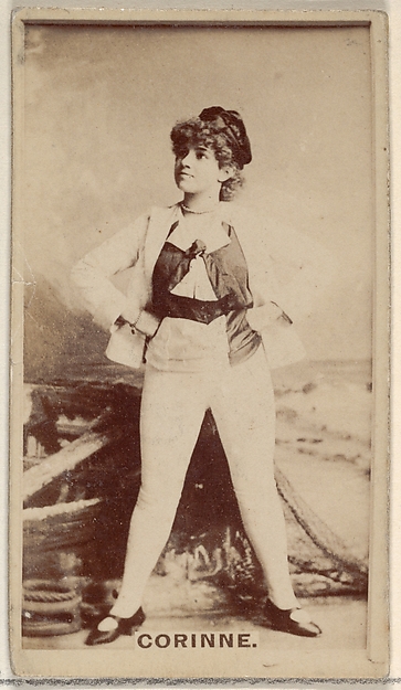 Corinne, from the Actors and Actresses series (N45, Type 8) for Virginia Brights Cigarettes
