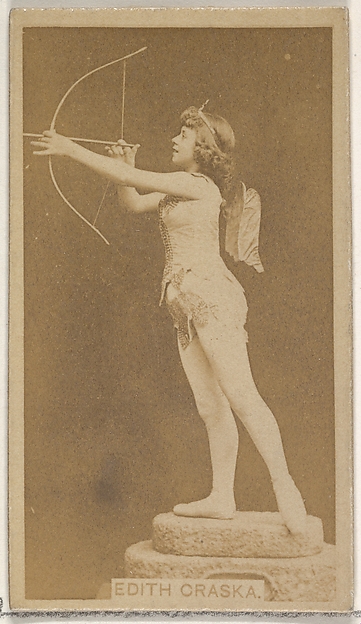 Edith Craska, from the Actors and Actresses series (N45, Type 8) for Virginia Brights Cigarettes