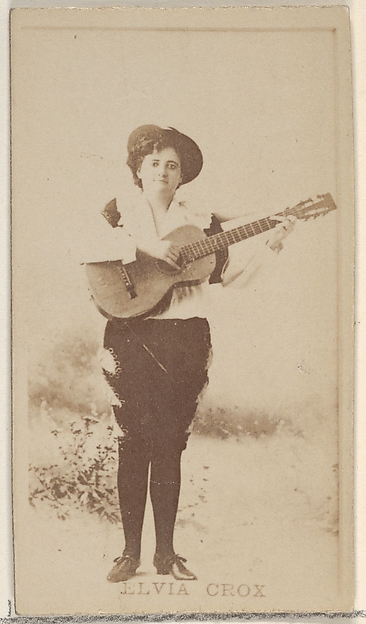 Elvia Crox, from the Actors and Actresses series (N45, Type 8) for Virginia Brights Cigarettes