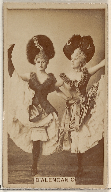 D'Alencan, from the Actors and Actresses series (N45, Type 8) for Virginia Brights Cigarettes