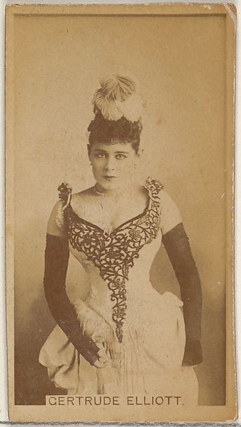 Gertrude Elliott, from the Actors and Actresses series (N45, Type 8) for Virginia Brights Cigarettes
