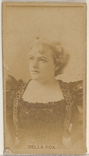 Della Fox, from the Actors and Actresses series (N45, Type 8) for Virginia Brights Cigarettes