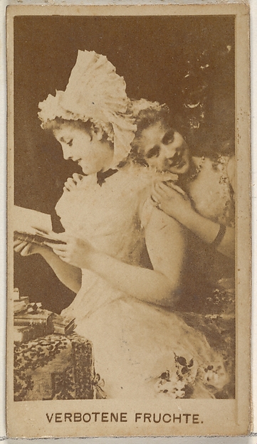 Verbotene Fruchte, from the Actors and Actresses series (N45, Type 8) for Virginia Brights Cigarettes