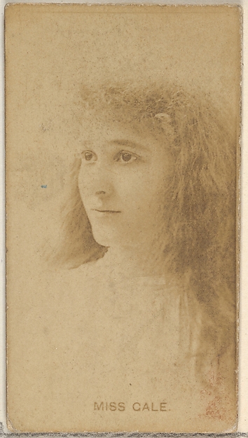 Miss Gale, from the Actors and Actresses series (N45, Type 8) for Virginia Brights Cigarettes