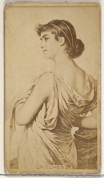 Griechen, from the Actors and Actresses series (N45, Type 8) for Virginia Brights Cigarettes