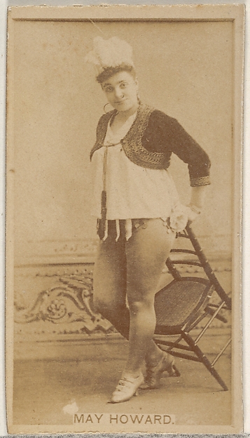 May Harold, from the Actors and Actresses series (N45, Type 8) for Virginia Brights Cigarettes
