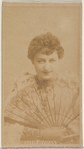 Edith Hyman, from the Actors and Actresses series (N45, Type 8) for Virginia Brights Cigarettes