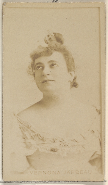 Verona Jarbeau, from the Actors and Actresses series (N45, Type 8) for Virginia Brights Cigarettes
