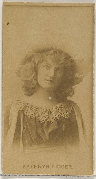 Kathryn Kidder, from the Actors and Actresses series (N45, Type 8) for Virginia Brights Cigarettes