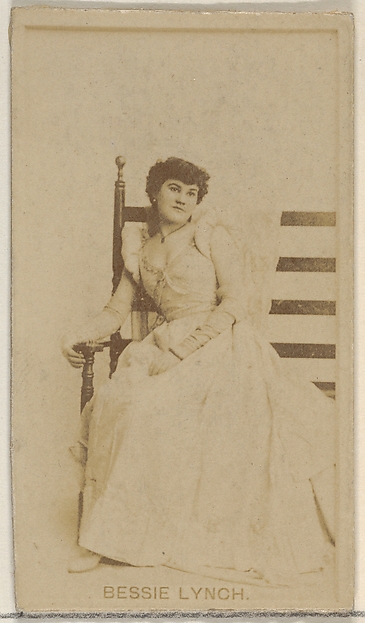 Bessie Lynch, from the Actors and Actresses series (N45, Type 8) for Virginia Brights Cigarettes