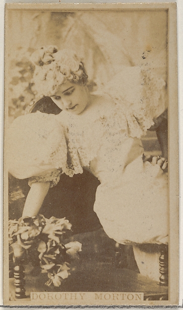 Dorothy Morton, from the Actors and Actresses series (N45, Type 8) for Virginia Brights Cigarettes