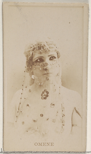 Omene, from the Actors and Actresses series (N45, Type 8) for Virginia Brights Cigarettes