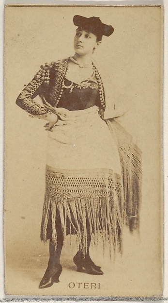 Oteri, from the Actors and Actresses series (N45, Type 8) for Virginia Brights Cigarettes
