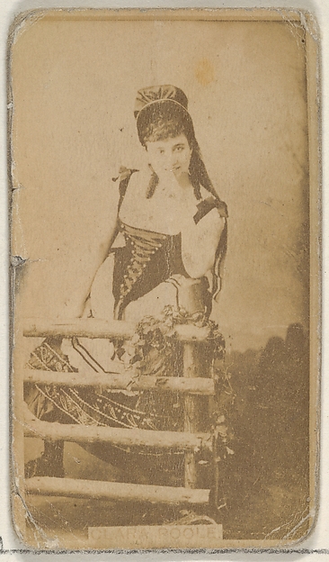 Clara Poole, from the Actors and Actresses series (N45, Type 8) for Virginia Brights Cigarettes