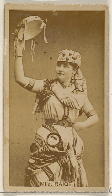Mlle. Raige, from the Actors and Actresses series (N45, Type 8) for Virginia Brights Cigarettes