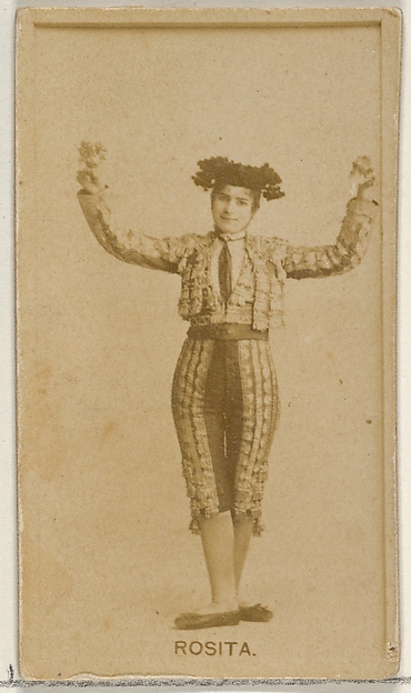 Rosita, from the Actors and Actresses series (N45, Type 8) for Virginia Brights Cigarettes