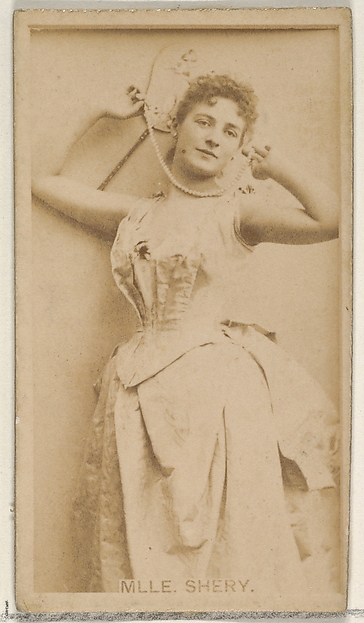 Mlle. Shery, from the Actors and Actresses series (N45, Type 8) for Virginia Brights Cigarettes